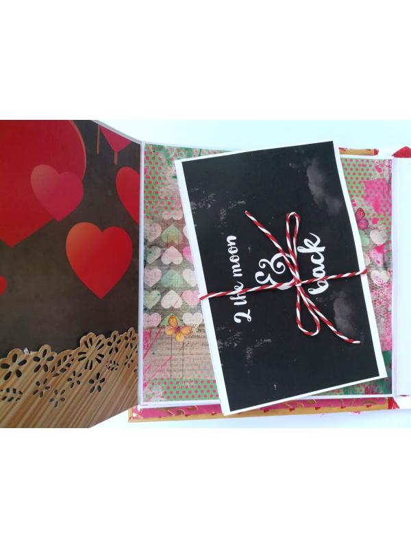 Love and Birthday Handmade Scrapbook