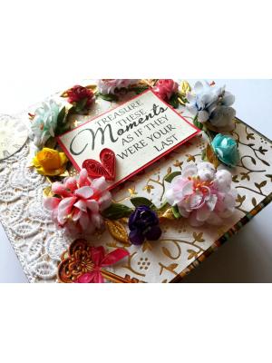 Moments Love and Birthday Quilled Scrapbook Moments Love and Birthday Quilled Scrapbook