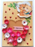 Love Quilled Special Heart Greeting Card -D1
