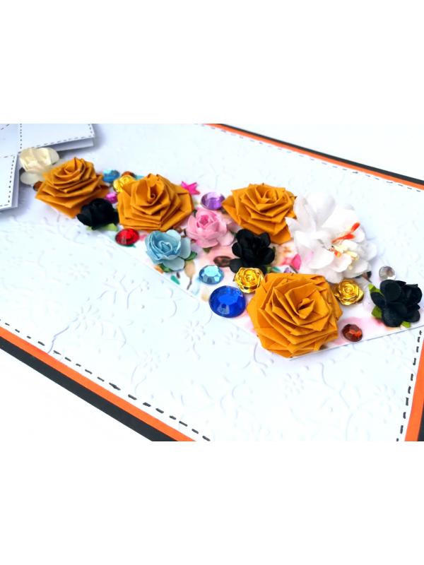 Decorative Quilled Tie All Occasion Greeting Card - D1
