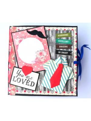 Male Theme Birthday Handmade Scrapbook Male Theme Birthday Handmade Scrapbook