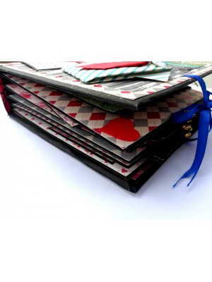 Male Theme Birthday Handmade Scrapbook Male Theme Birthday Handmade Scrapbook