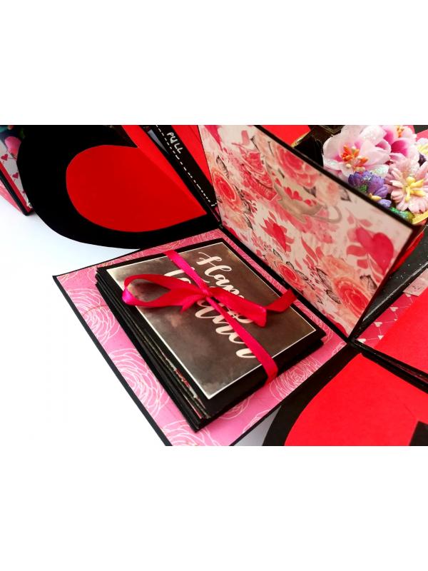 Fancy Love Birthday Handmade Explosion Box image