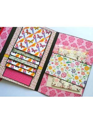 Love Mini 3 fold Scrapbook / Mini Scrapbook Greeting Card Love Mini 3 fold Scrapbook / Mini Scrapbook Greeting Card