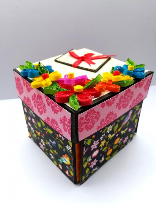 Multicolored Birthday Explosion Box