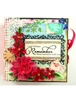 Colorful All Occasion Quilled Scrapbook Colorful All Occasion Quilled Scrapbook