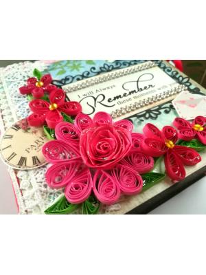 Colorful All Occasion Quilled Scrapbook Colorful All Occasion Quilled Scrapbook