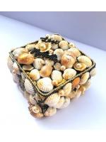 Small Sparkling Seashell Trinket Jewellery Box D2