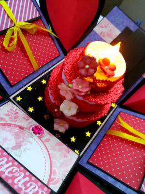 Birthday or Anniversary Explosion Box - D1 Birthday or Anniversary Explosion Box - D1