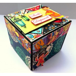 Sparkling Diwali Handmade Explosion Gift Box D2