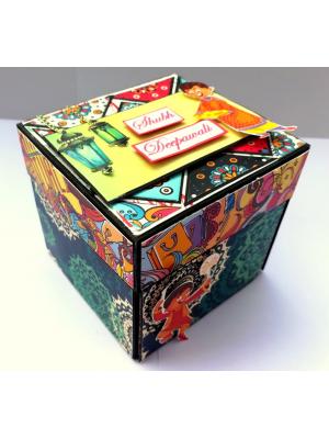 Sparkling Diwali Handmade Explosion Gift Box D2 Sparkling Diwali Handmade Explosion Gift Box D2