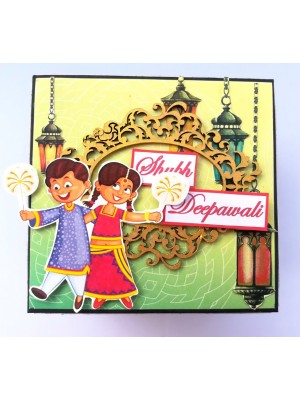 Sparkling Diwali Handmade Explosion Gift Box D1 Sparkling Diwali Handmade Explosion Gift Box D1