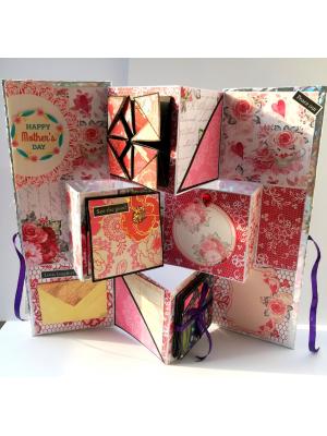 Sparkling Mothers Day Flip Fold Album Card Sparkling Mothers Day Flip Fold Album Card