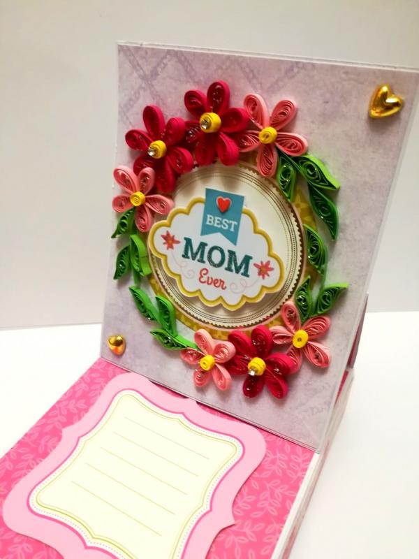 Card With Drawer Gift Greeting Card - Mothers Day image