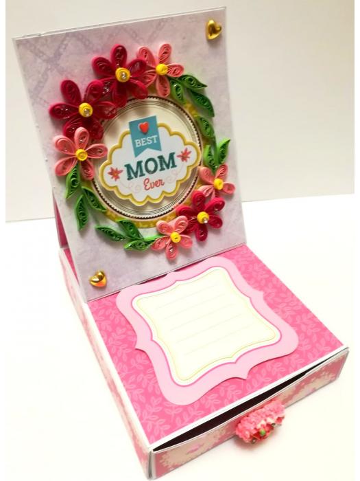 Card With Drawer Gift Greeting Card - Mothers Day