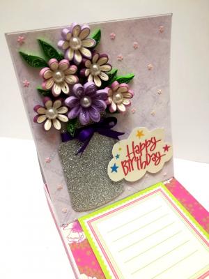 Card With Drawer Gift Greeting Card D27 Card With Drawer Gift Greeting Card D27