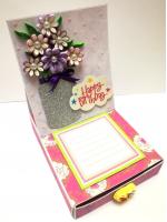 Card With Drawer Gift Greeting Card D27