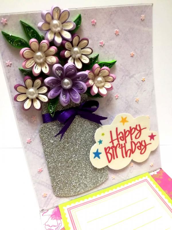 Card With Drawer Gift Greeting Card D27 image