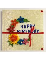 Sparkling Birthday Zigzag Mini Scrapbook -D2