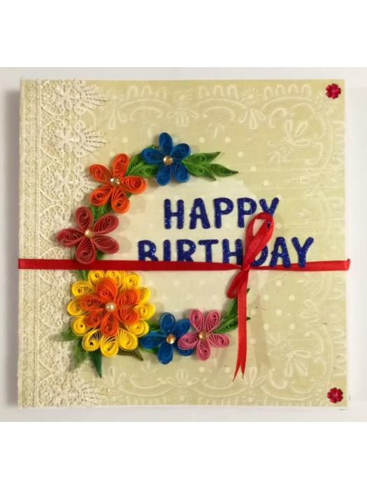 Sparkling Birthday Zigzag Mini Scrapbook -D2 image