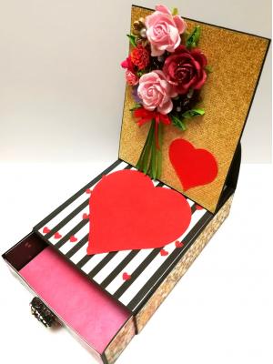 Card With Drawer Gift Greeting Card - D21 Card With Drawer Gift Greeting Card - D21
