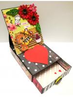 Card With Drawer Gift Greeting Card -D25