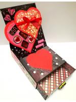 Chocolate Card With Drawer Gift Greeting Card - D26