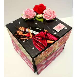 Love and Anniversary Theme Explosion Box - D2