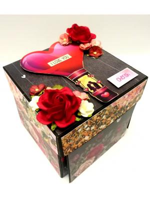 Love and Anniversary Theme Explosion Box - D3 Love and Anniversary Theme Explosion Box - D3