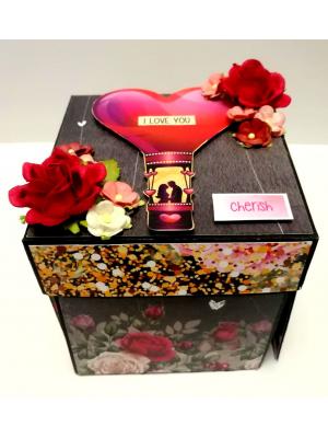 Love and Anniversary Theme Explosion Box - D3 Love and Anniversary Theme Explosion Box - D3