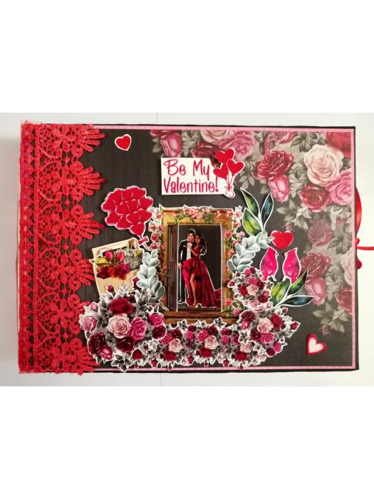 Love & Valentine Handmade Scrapbook -D1