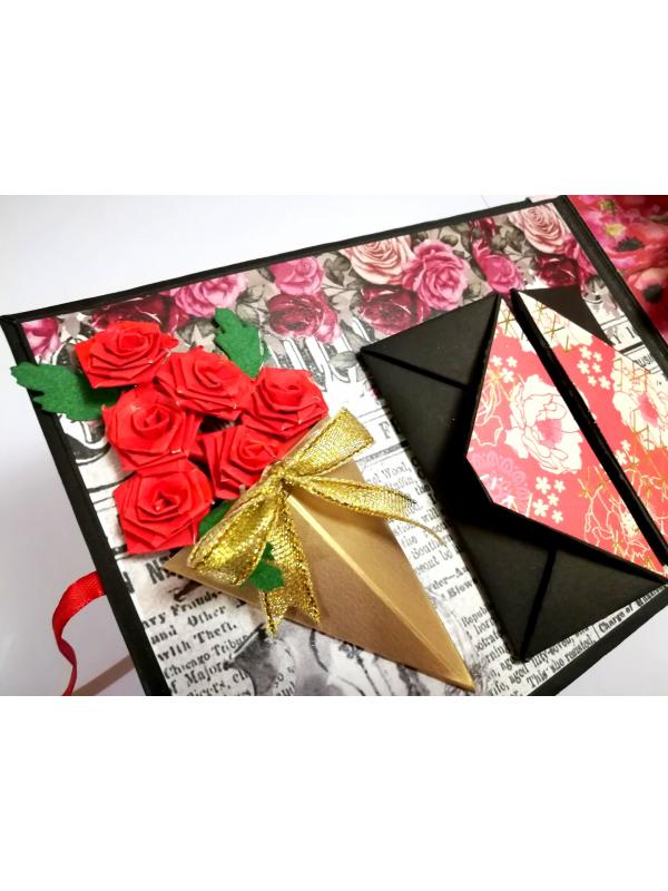 Love & Valentine Handmade Scrapbook -D1
