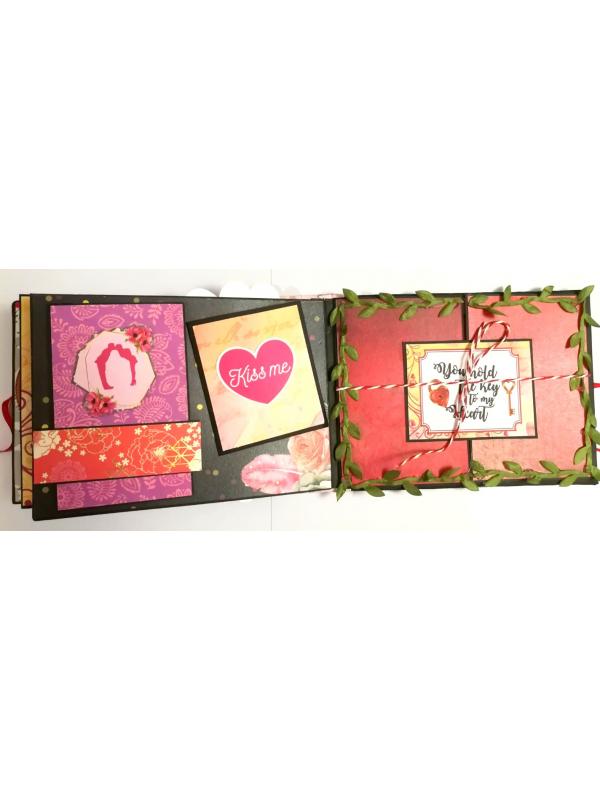 Love & Valentine Handmade Scrapbook -D1 image