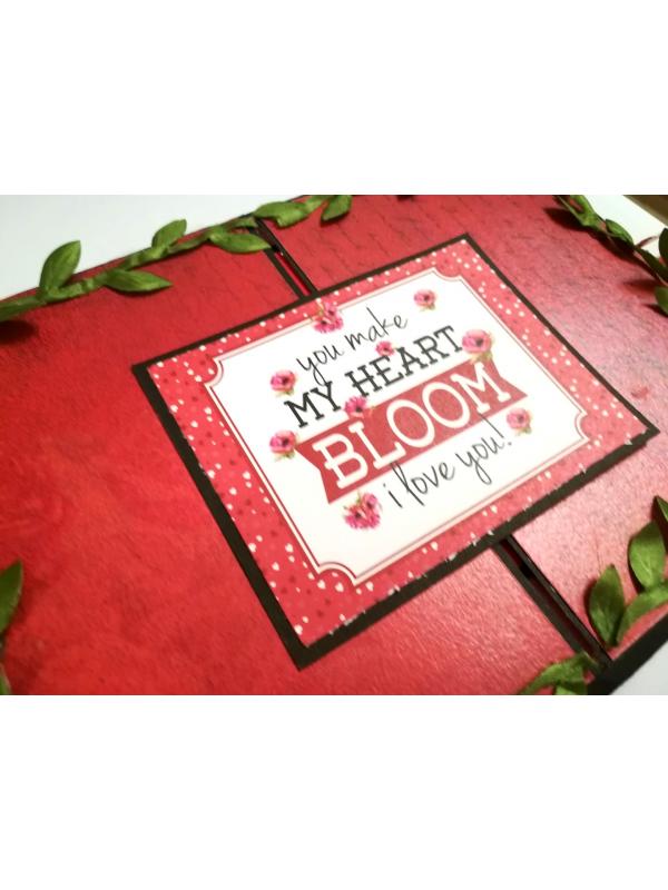Love & Valentine Handmade Scrapbook -D2