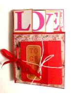 Love Valentine Mini Scrapbook Folder