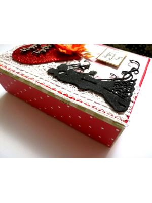 Valentine Mini Scrapbook Album Handmade - D2 Valentine Mini Scrapbook Album Handmade - D2