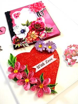 Love Pop up Hearts Greeting card Love Pop up Hearts Greeting card