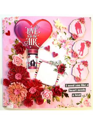 Sparkling Big Large Love Greeting Card Mini Scrapbook Sparkling Big Large Love Greeting Card Mini Scrapbook