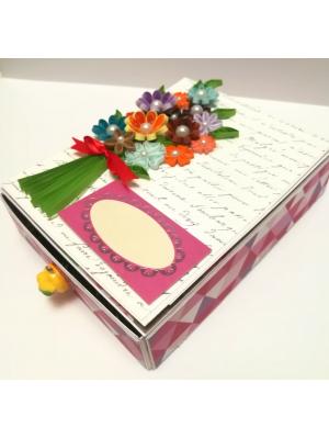 Card With Drawer Gift Greeting Card - D18 Card With Drawer Gift Greeting Card - D18