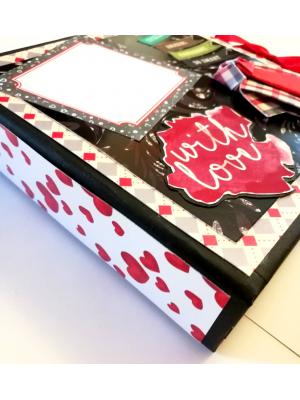 Male Theme Love/Birthday Handmade Scrapbook -D1 Male Theme Love/Birthday Handmade Scrapbook -D1