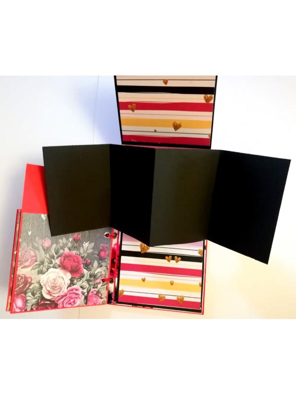 Love Valentine Mini Scrapbook Folder - D1