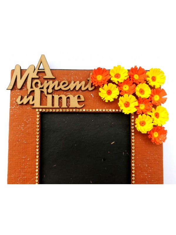 Quilled Flowers Photo Frame - Yell1 image