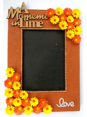 Quilled Flowers Photo Frame - Yell1 Quilled Flowers Photo Frame - Yell1