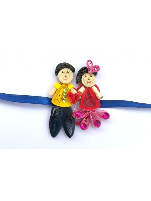 Quilled Rakhi - Design 14