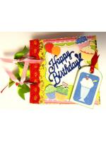 Pocket Mini Handmade Birthday Scrapbook - HB1