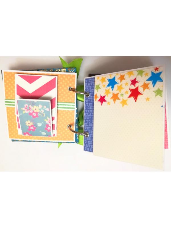 Pocket Mini Handmade Birthday Scrapbook - HB2