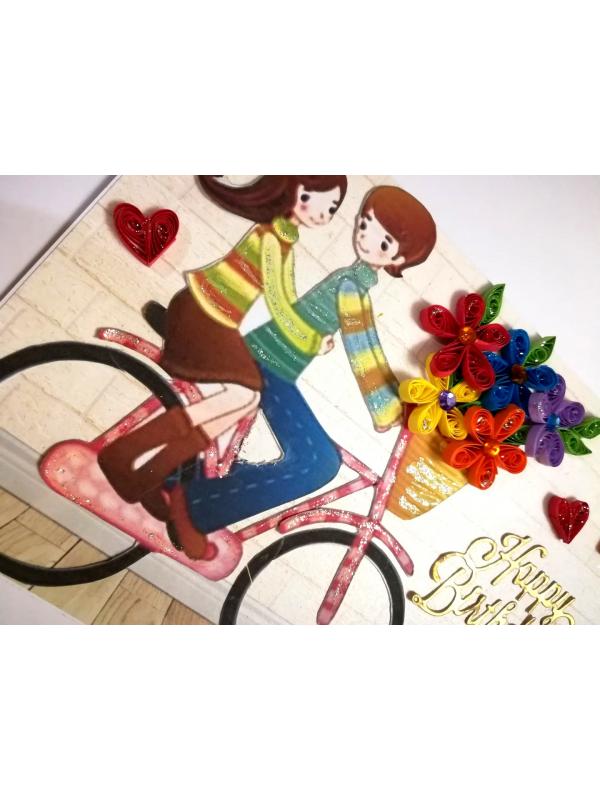 Couple Love Birthday Greeting Card image