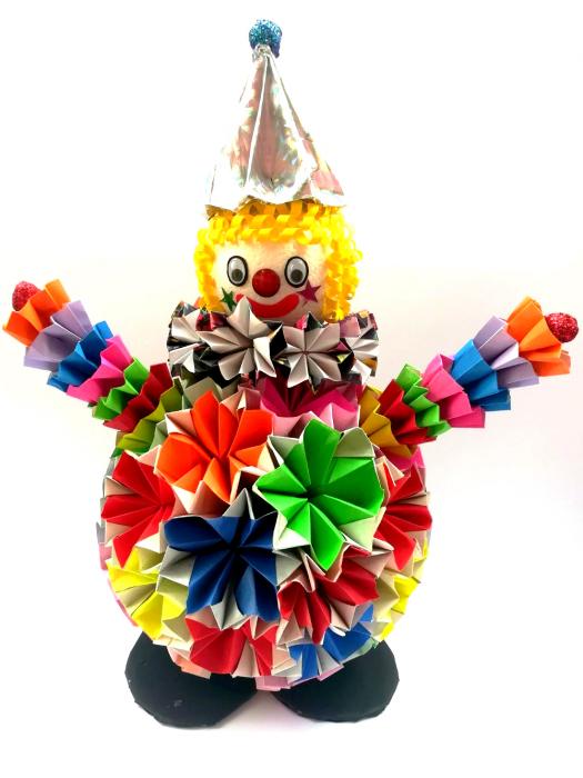 Handmade Paper Multicolor Joker