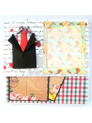 Male themed Mini Scrapbook Gift - M1 Male themed Mini Scrapbook Gift - M1