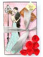 Happy Anniversary 3 fold Mini Scrapbook